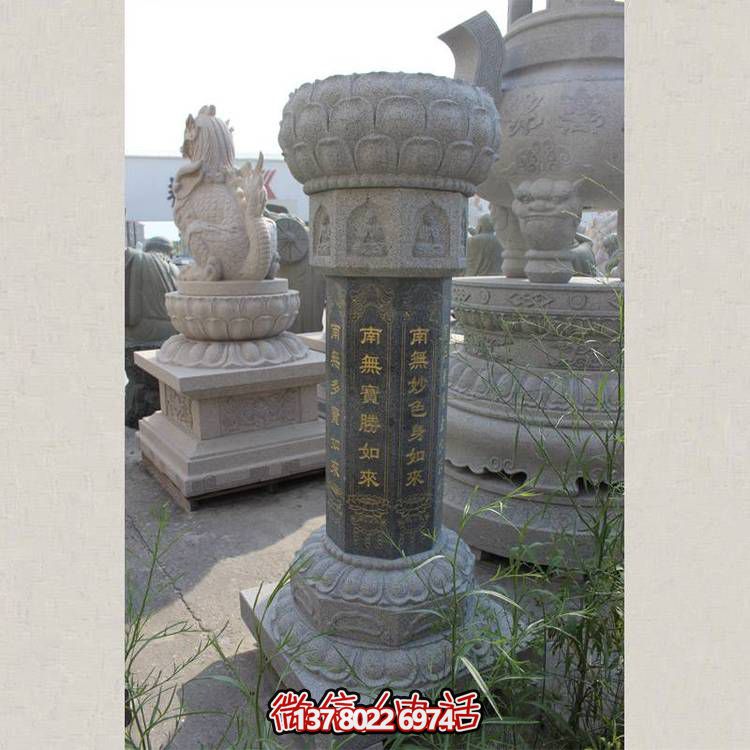 精美大理石浮雕石柱，點(diǎn)綴你的寺廟