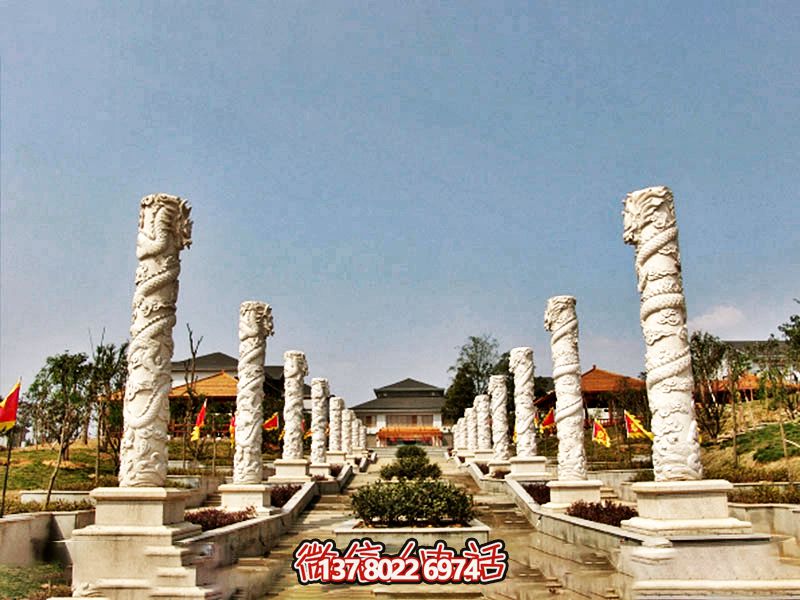 傳統(tǒng)工藝石雕龍柱，傳承古老文化