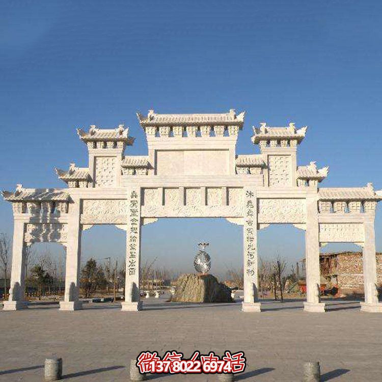 大型中式多門牌坊——締造景區(qū)景點精彩瞬間