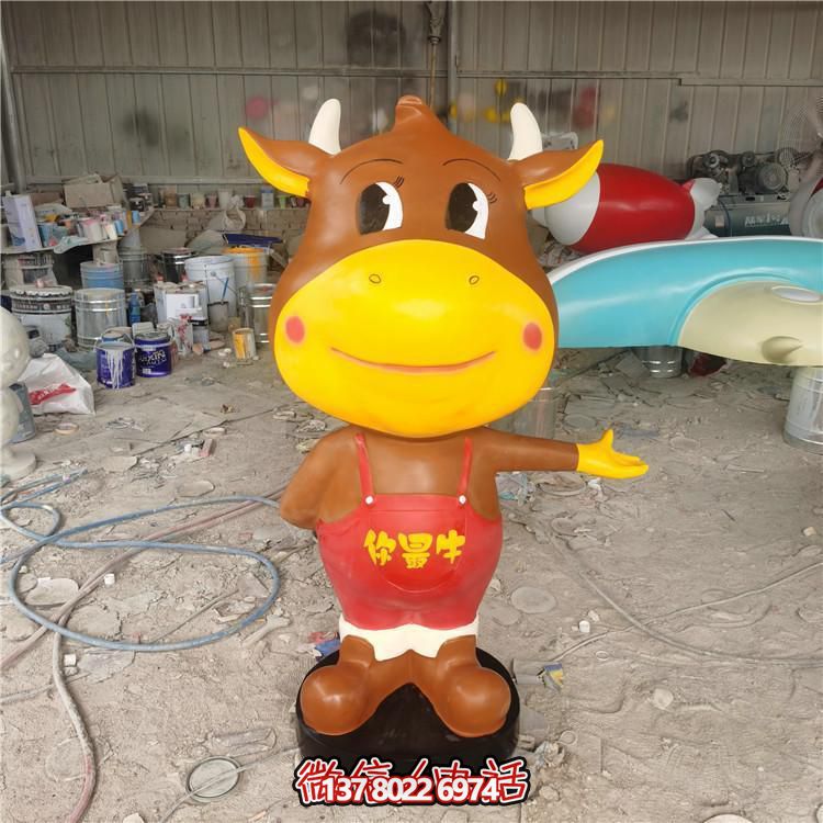 多彩玻璃鋼雕塑，精美卡通公仔，裝點你的店鋪