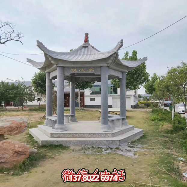 舒適涼亭休息座椅，最適合鄉(xiāng)村戶外休閑