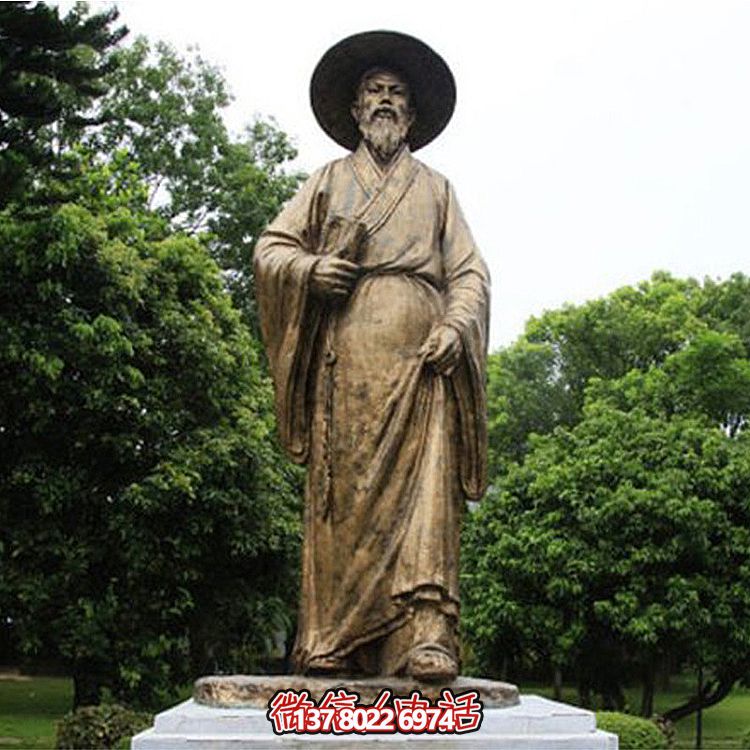 蘇軾銅雕像，贈(zèng)送中國(guó)歷史文化之精髓