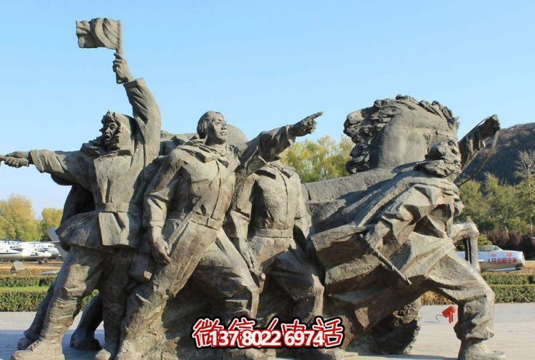 大型石雕景觀擺件，為廣場增添創(chuàng)意人物氣息