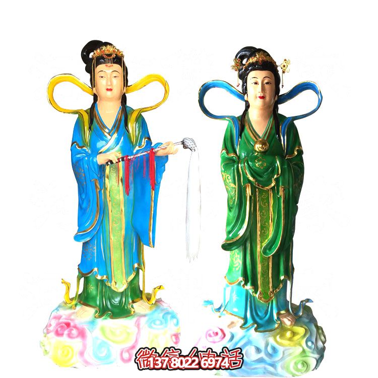 七仙女玻璃鋼雕塑，打造完美園林