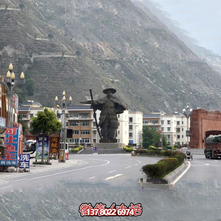 上古大禹雕像，記錄歷史名人傳奇