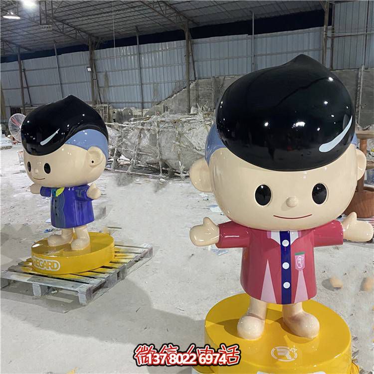 可愛(ài)彩繪玻璃鋼擺件，引領(lǐng)家居新潮流