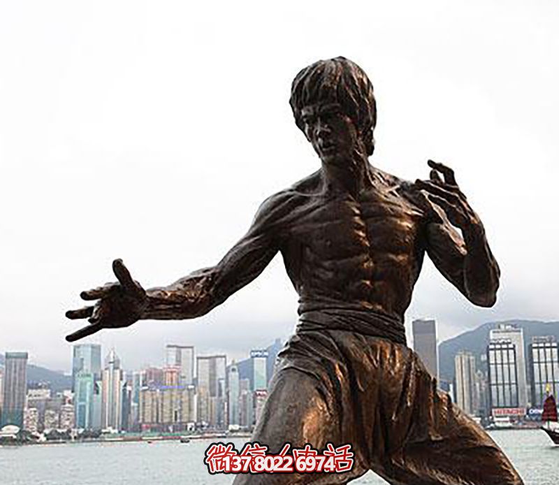 李小龍銅雕雕塑，緬懷經(jīng)典電影明星