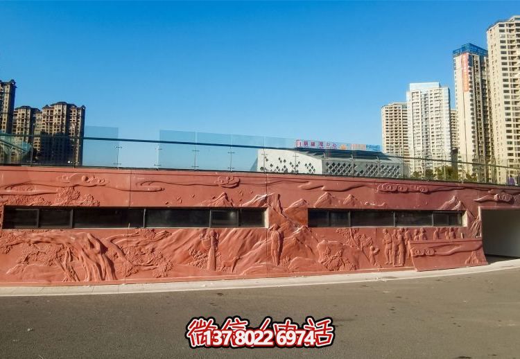 絢麗藝術(shù)空間，創(chuàng)意戶外浮雕銅雕影壁壁畫雕塑