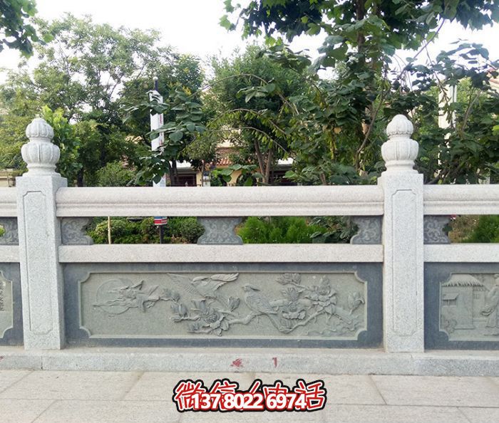 精美石欄系列，搭配園林花園，提升圍欄美感