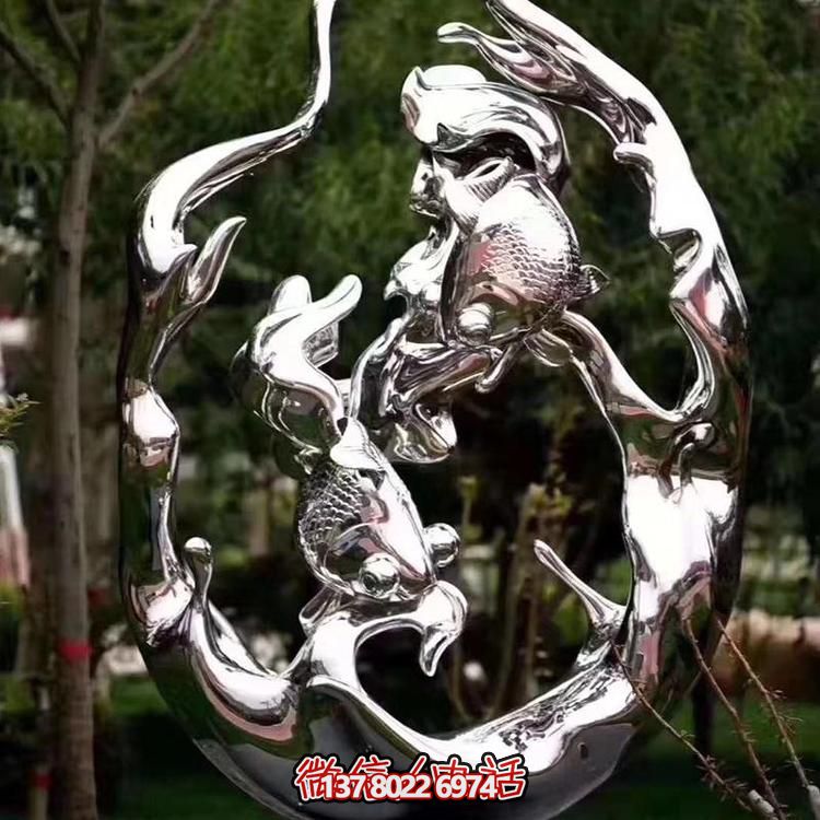 不銹鋼雕塑，為景觀廣場(chǎng)和園林增添抽象藝術(shù)