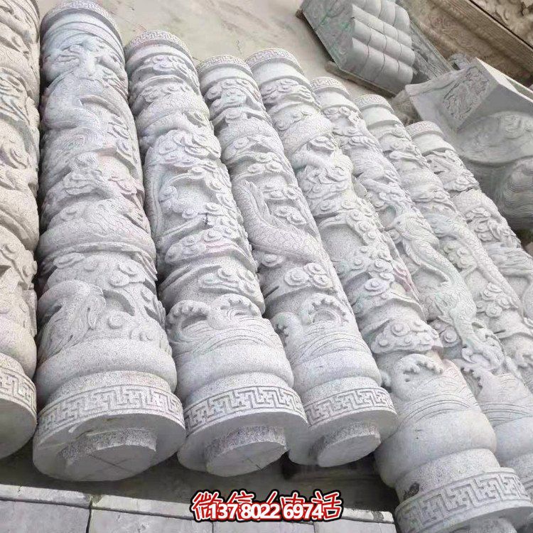 精美結(jié)合雕塑，把浮雕、大理石、石雕、石柱帶入戶外空間