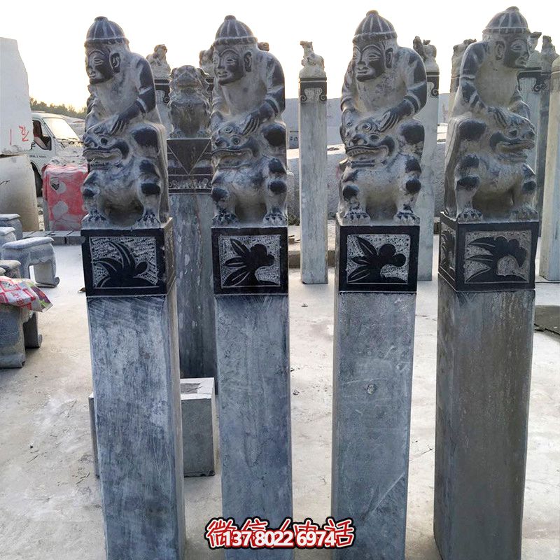 精美絕倫的拴馬柱擺件，裝飾你的庭院門口