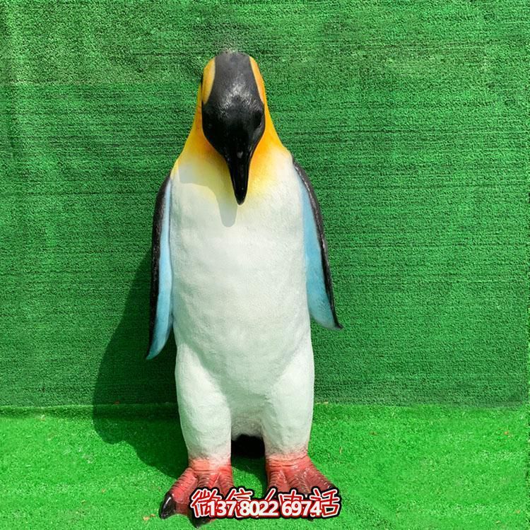 仿真企鵝雕塑，玻璃鋼制作