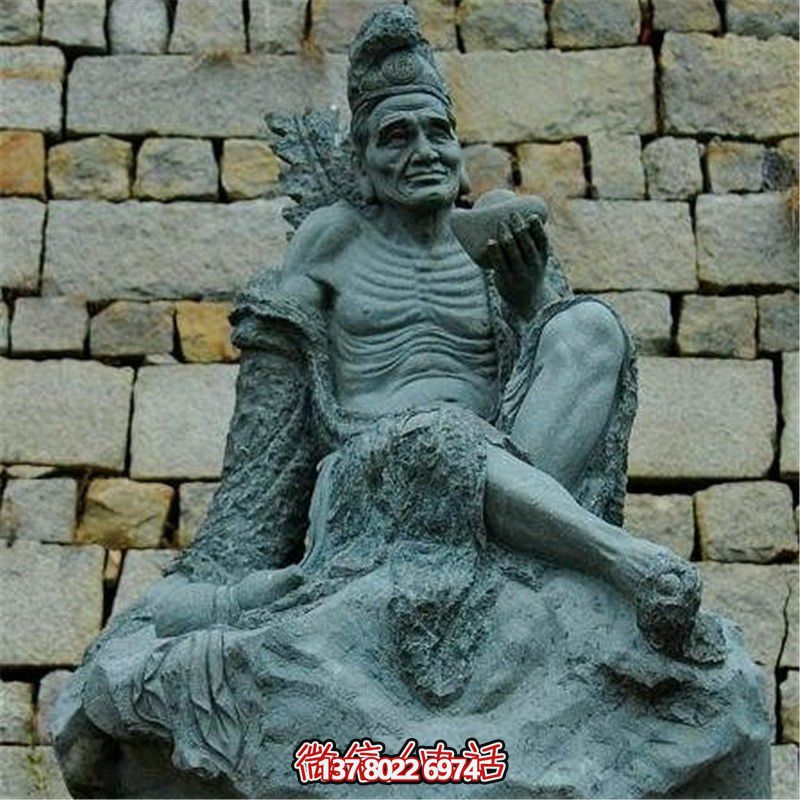 景區(qū)濟公石雕雕塑，帶你感受大自然的魅力