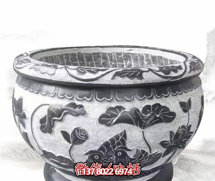 傾情精雕，高端戶外景觀缸雕塑