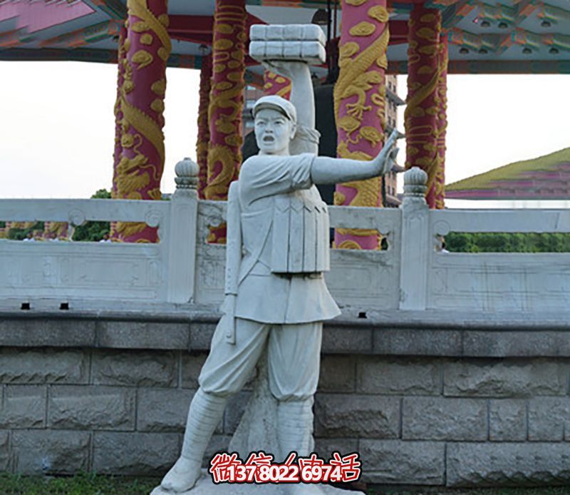 董存瑞景觀雕塑，點綴廣場景觀