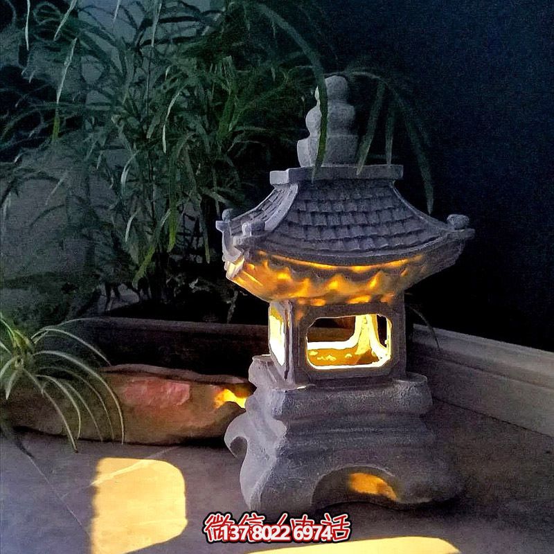 日式風(fēng)落地宮燈，創(chuàng)意裝飾庭院室內(nèi)擺件