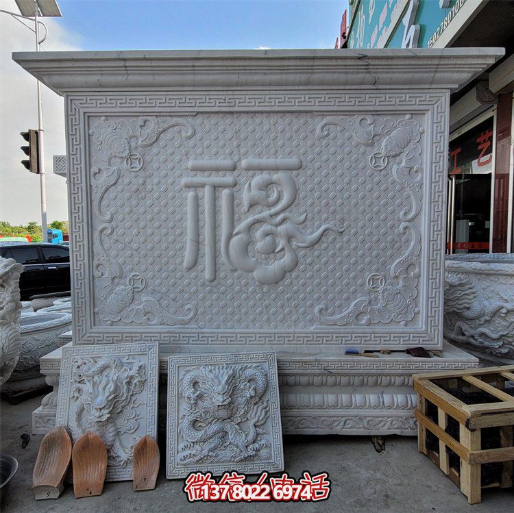 融合傳統(tǒng)文化，唯美經(jīng)典雕塑—中式影壁