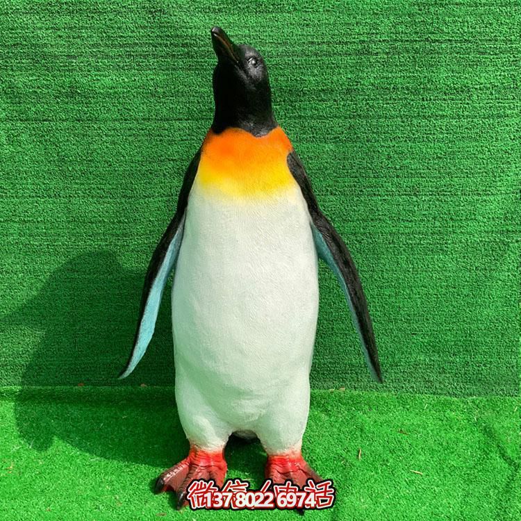 可愛(ài)企鵝擺件，玻璃鋼精致卡通裝飾