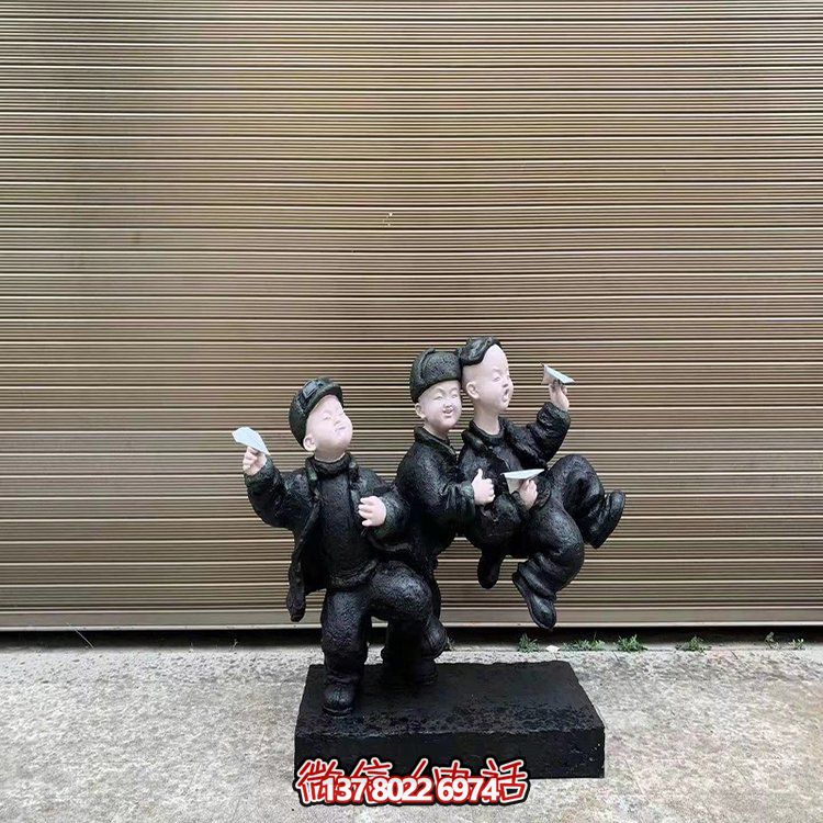 多彩玻璃鋼景觀擺件，添加卡通戶外兒童樂趣