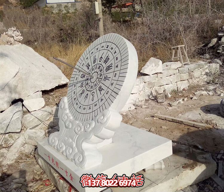 精致日晷雕塑，為你的戶外景區(qū)帶來創(chuàng)意石雕裝飾