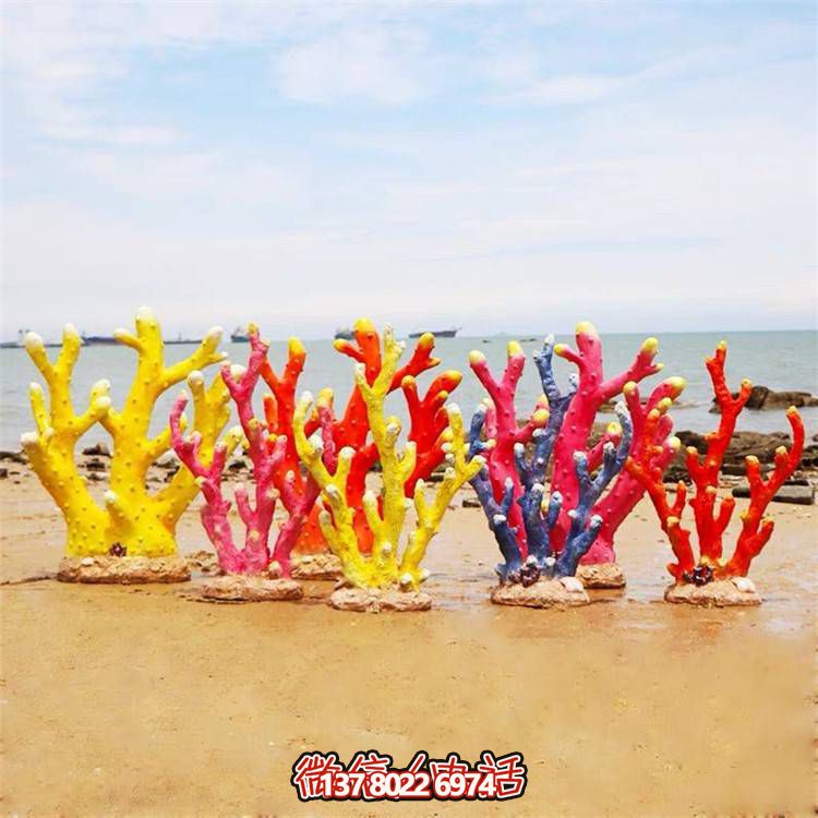 萌趣海豹玻璃鋼珊瑚擺件，溫馨卡通創(chuàng)意裝飾