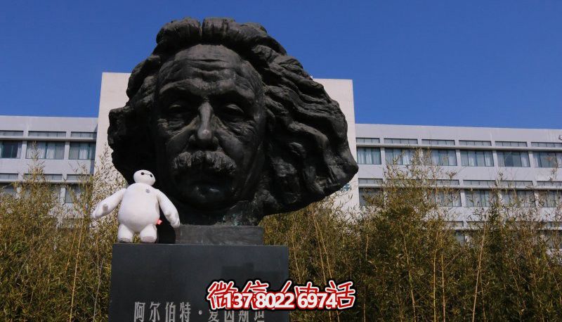 傳承名人風(fēng)采，愛因斯坦頭像銅雕