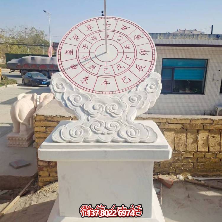 古典石雕計(jì)時(shí)器擺件，傳承校園文化