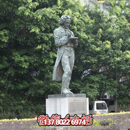 校園名人音樂(lè)家世界名人貝多芬雕塑 校園名人音樂(lè)家世界名人貝多芬雕塑