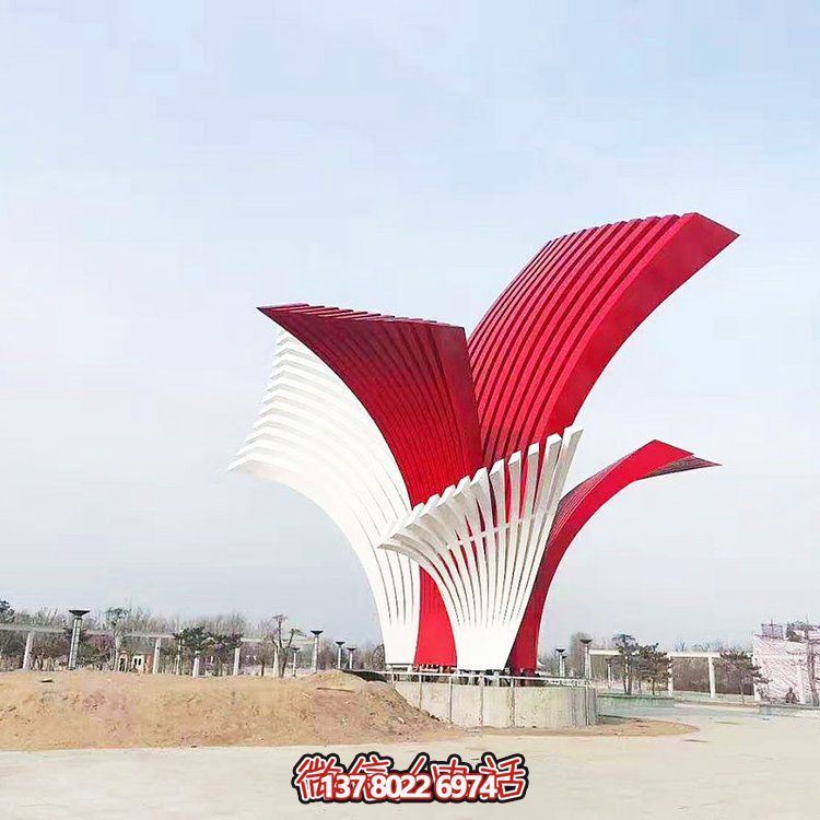 戶外廣場(chǎng)大型幾何抽象創(chuàng)意園林景觀動(dòng)物雕塑