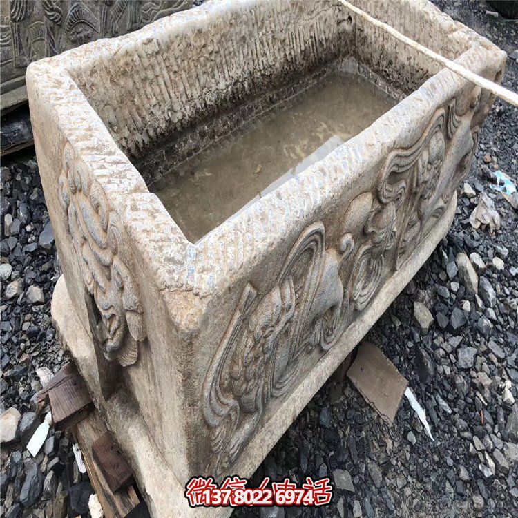 老石槽，漢白玉仿古石槽